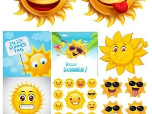 Happy Sun Character