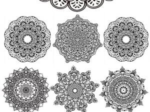 Mandala Decorative Drawn Geometrical Ornament