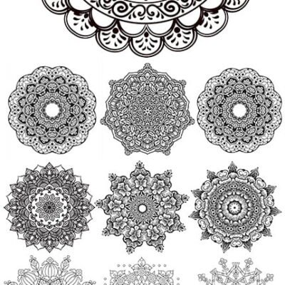 Mandala Decorative Drawn Geometrical Ornament