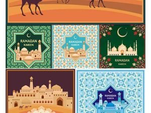 Ramadan Vector Greeting Card