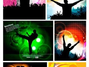 Stock Vectors Party People Vector Background