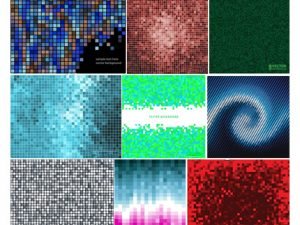 Stock Vectors Pixel Background