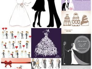 Stock Vectors Wedding Day