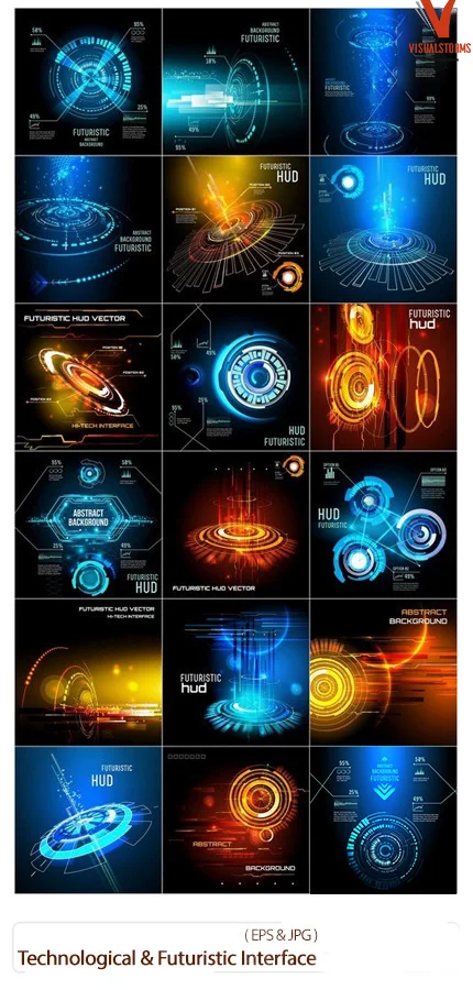 Technological And Futuristic Interface Backgrounds