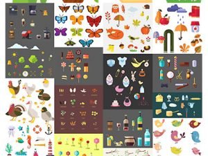 The Vector Clip Art Mega Pack With 950 Elements