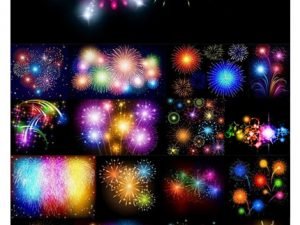 Vector Fireworks And Light Effects From Stock