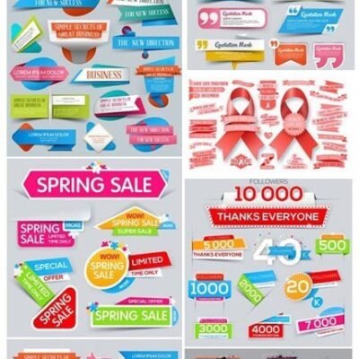 Website Banner And Design Elements