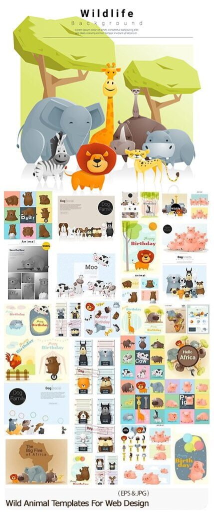 Wild Animal Templates For Web Design | visualstorms