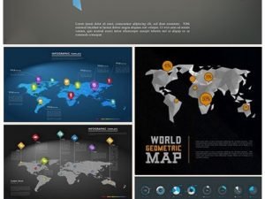 World Map Infographics