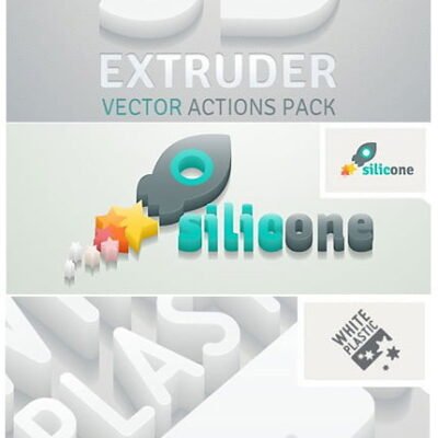 3D Extruder Vector Actions Pack