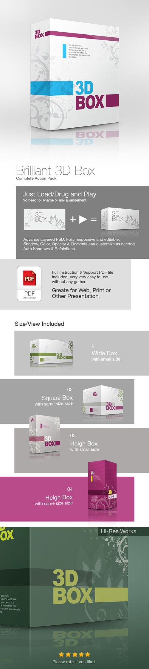 BRILLIANT 3D BOX ACTION PACK .1