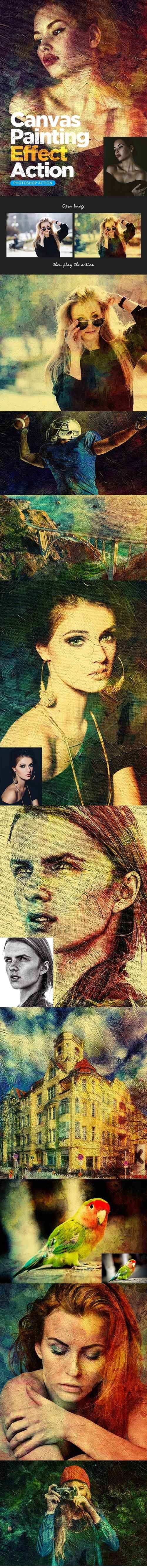 CANVAS PAINTING EFFECT ACTION.1
