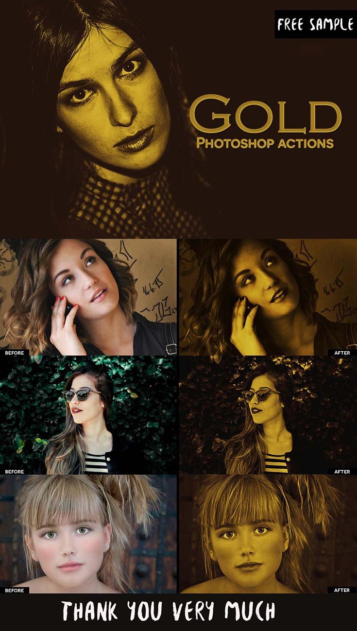 GOLD EFFECT PHOTOSHOP ACTIONS.1