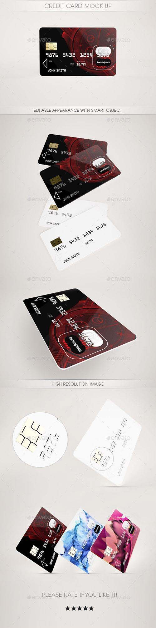 GRAPHICRIVER CREDIT CARD MOCKUP PSD.01