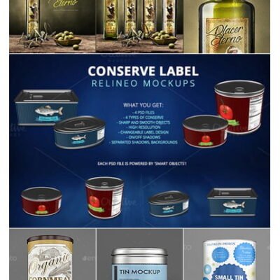 Graphicriver Foods Packaging Bundle psd