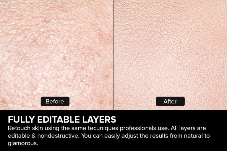 Skin Retouching Actions | visualstorms