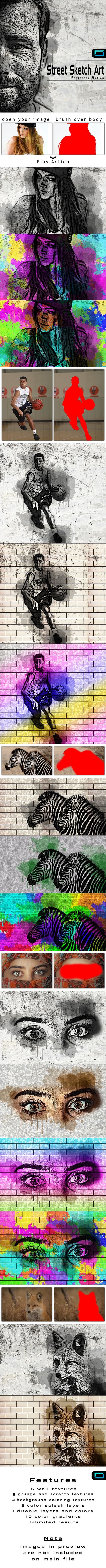 STREET SKETCH ART PHOTOSHOP ACTION.1