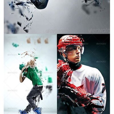 Shatter Photoshop Action 2017