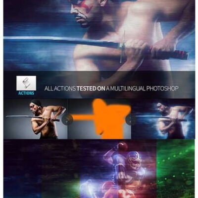 Animated Hologram Photoshop Action