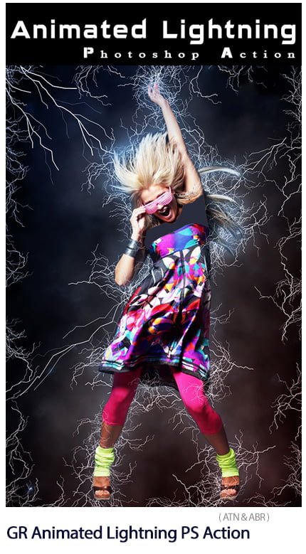 animated.lightning.photoshop.action Animated Lightning Photoshop Action