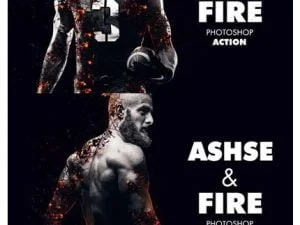 Ashes And Fire Photoshop Action