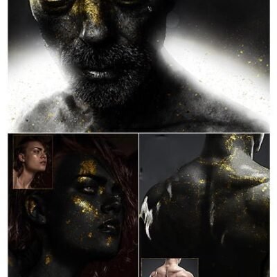 Black And Gold Photoshop Action
