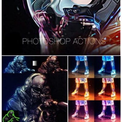 Burst Of Light Photoshop Actions Photorealistic Glow Effects