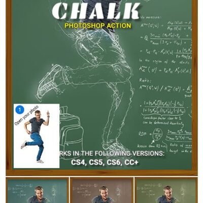 Chalk Photoshop Action
