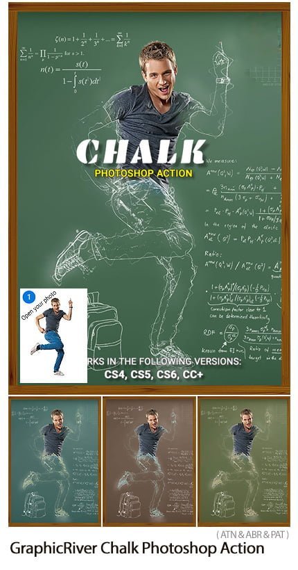 chalk.photoshop.action Chalk Photoshop Action
