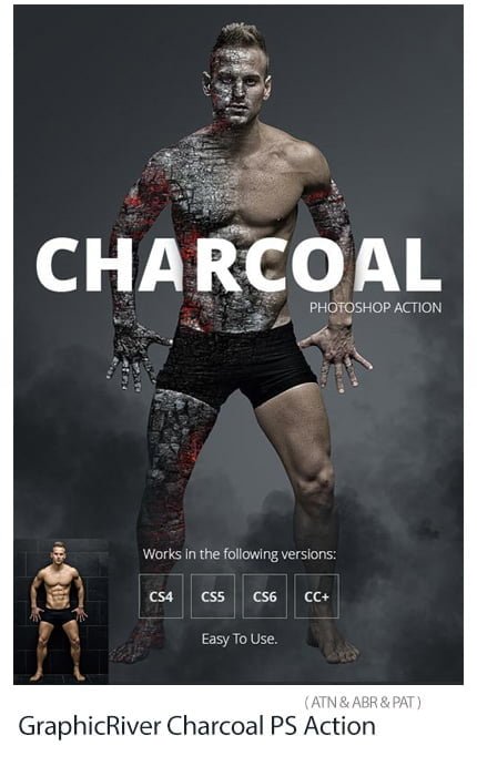 charcoal.photoshop.action Charcoal Photoshop Action