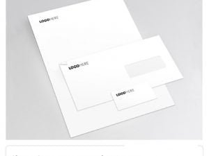 Clean Stationary Mockup psd