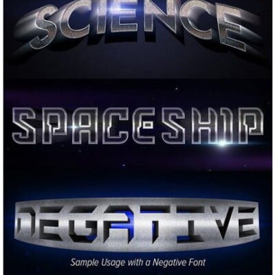 CM 3D Movie Titles Photoshop Mockups psd