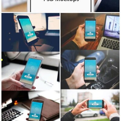 CM 72 In Hand iPhone 6s Plus Mockups psd