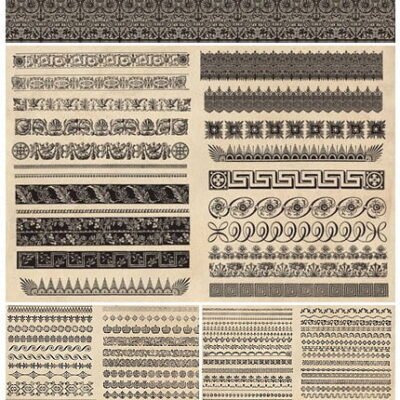CM Antique Borders And Ornaments