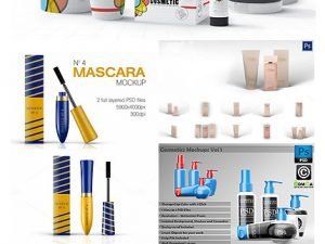 CM Cosmetics Collection Mockups psd