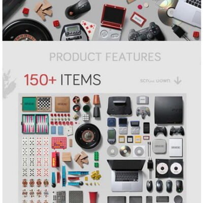 CM Games And Entertainment Scene Creator psd