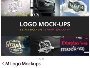 CM Logo Mockups psd