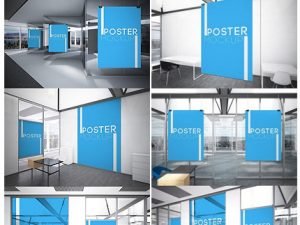 CM Office Posters Mockups psd