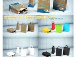 CM Shopping Paper Bag Mock-up psd