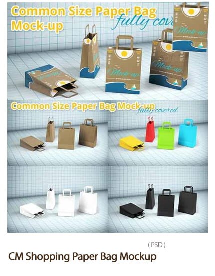 Download Cm Shopping Paper Bag Mock Up Psd Visualstorms