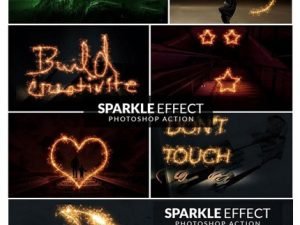 CM Sparkle Effect Photoshop Action