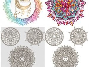 Collection Of Mandala Templates In Vector