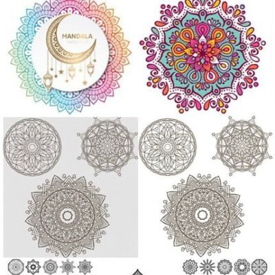 Collection Of Mandala Templates In Vector