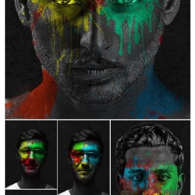 Color Paints Photoshop Action