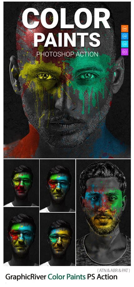 color.paints.photoshop.action Color Paints Photoshop Action