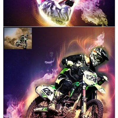 Color Smoke Photoshop Action