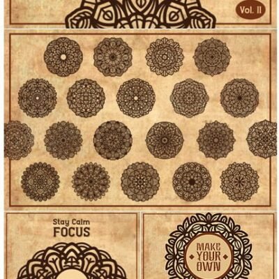 Creativefabrica Contemporary Style Mandalas