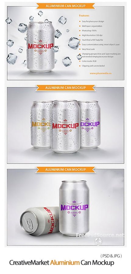 creativemarket.aluminium.can.mockup CreativeMarket Aluminium Can Mockup psd