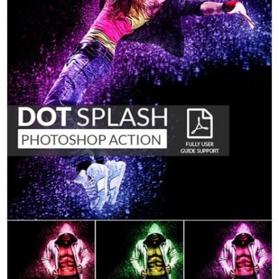 Dot Splash Photoshop Action