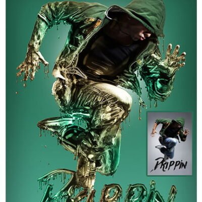 Dripping Gold Photoshop Action